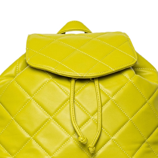 Εικόνα της Σακίδιο πλάτης πουγκί με διακοσμητικές ραφές Πράσινο