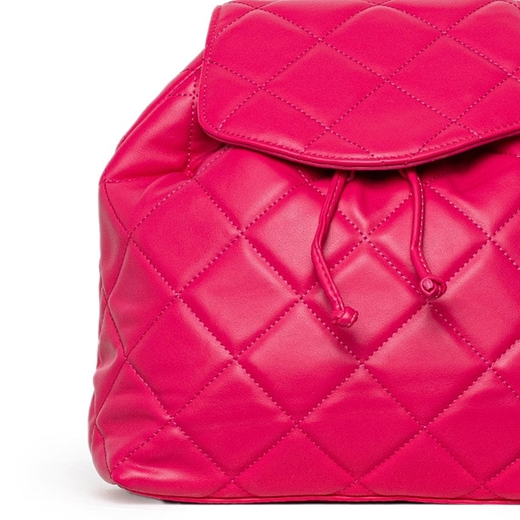 Εικόνα της Σακίδιο πλάτης πουγκί με διακοσμητικές ραφές Ροζ