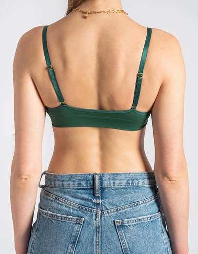 Εικόνα της Μπουστάκι με χιαστί σχέδιο και ενίσχυση Πράσινο