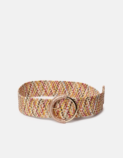 Εικόνα της Ζώνη σε σχέδιο πλέξης με στρογγυλό τοκά Πούρο