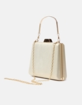 Εικόνα από Τσαντάκι clutch με μεταλλική χειρολαβή Χρυσό