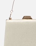 Εικόνα από Τσαντάκι clutch με μεταλλική χειρολαβή Χρυσό