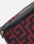 Εικόνα από Crossbody χειροποίητο τσαντάκι με μαίανδρο S Μπορντώ