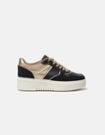 Εικόνα από Basic sneakers με διπλή ελαστική σόλα Μαύρο