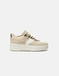 Εικόνα από Basic sneakers με διπλή ελαστική σόλα Μπεζ