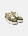 Εικόνα από Basic sneakers με διπλή ελαστική σόλα Χακί