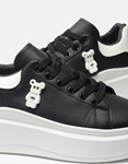 Εικόνα από Basic sneakers με διπλή ελαστική σόλα Μαύρο