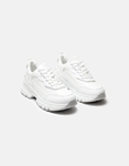 Εικόνα από Sneakers με κορδόνια και διπλή chunky σόλα Λευκό