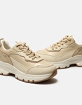 Εικόνα από Sneakers με κορδόνια και διπλή chunky σόλα Μπεζ