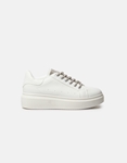 Εικόνα από Basic sneakers με λεπτομέρειες από strass Λευκό