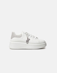 Εικόνα από Sneakers δίσολα με κρεμαστό διακοσμητικό Λευκό/Γκρι