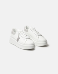 Εικόνα από Sneakers δίσολα με κρεμαστό διακοσμητικό Λευκό/Γκρι