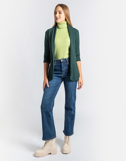 Εικόνα της Ελαστικό denim παντελόνι σε ίσια γραμμή Τζιν