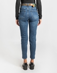Εικόνα από Basic denim ελαστικό παντελόνι με ζώνη Τζιν