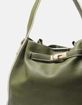 Εικόνα από Basic τσάντα χειρός με τσαντάκι νεσεσέρ Πράσινο