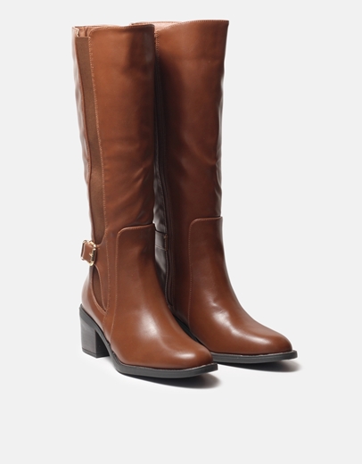 Εικόνα της Basic χαμηλές μπότες με λάστιχο στο πλάι Ταμπά