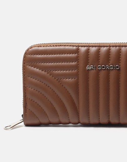 Εικόνα της Πορτοφόλι basic με διακομητικές ραφές Ταμπά