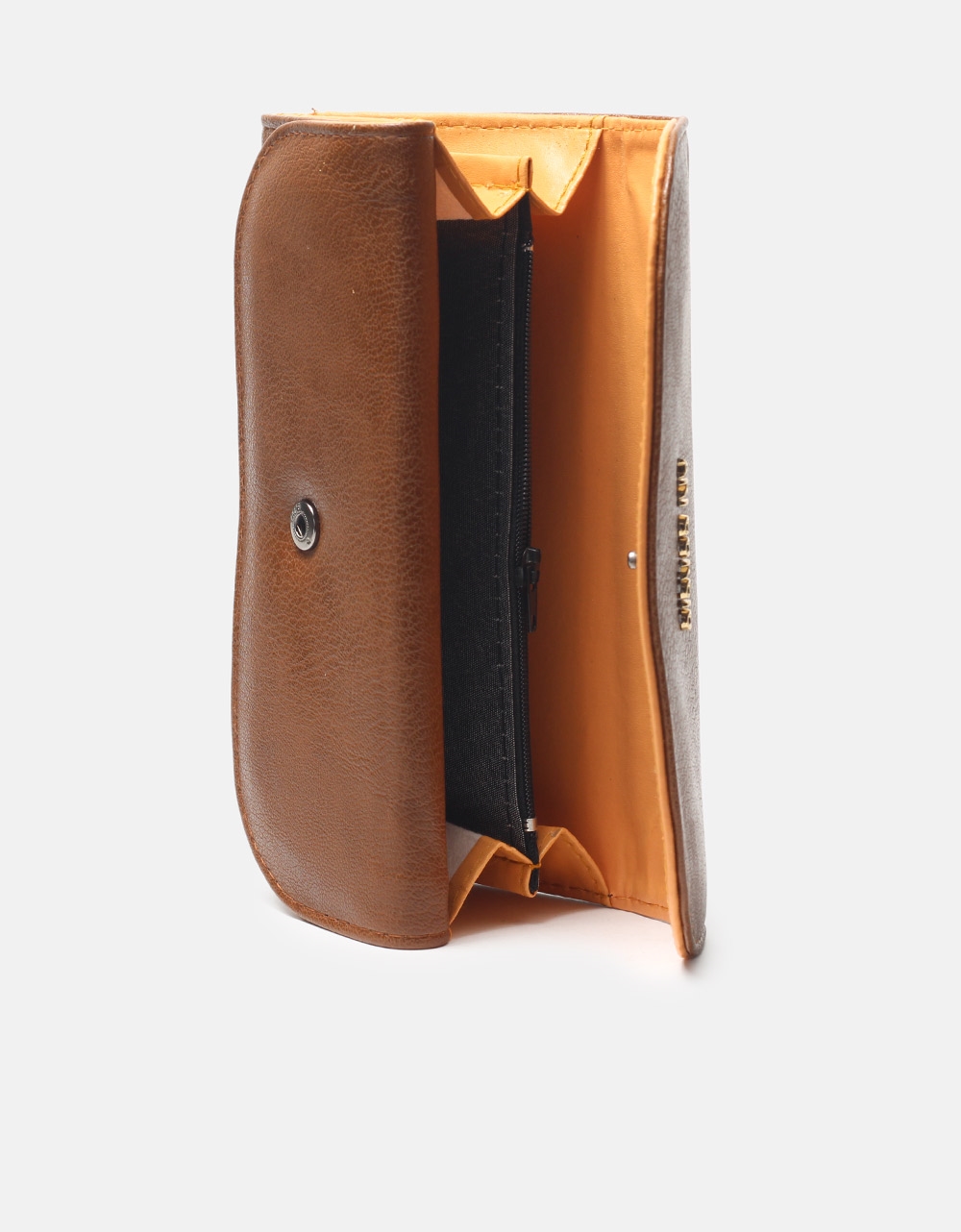 Εικόνα από Μονόχρωμο πορτοφόλι με πολλαπλές θήκες Ταμπά