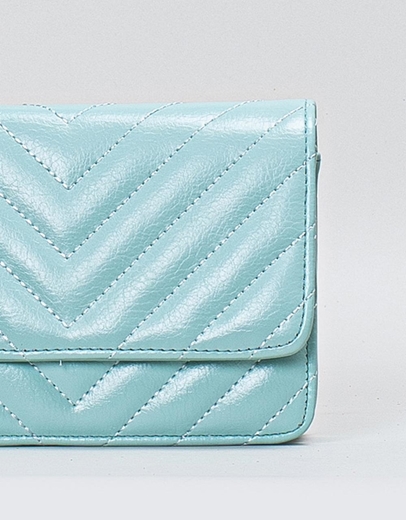 Εικόνα της Γυναικεία all day τσάντα ώμου με αλυσίδα Σιέλ