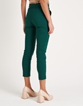 Εικόνα από Ψηλόμεσο ελαστικό παντελόνι με ζώνη Πράσινο