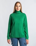 Εικόνα από Basic μπλούζα ζιβάγκο με ριπ λεπτομέρειες Πράσινο