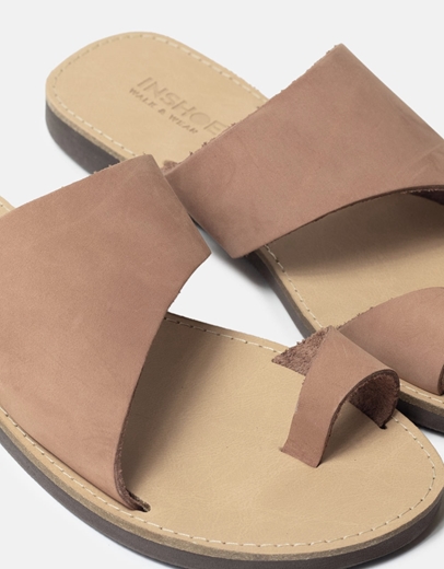 Εικόνα της Flat σανδάλια δερμάτινα Ελληνικής κατασκευής Πούρο