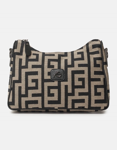 Εικόνα της Χειροποίητη τσάντα χιαστί με μαίανδρο Πούρο