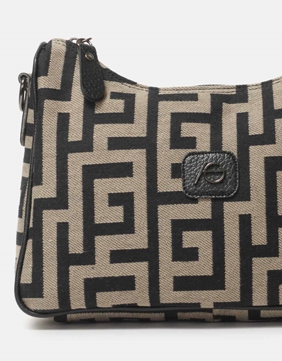 Εικόνα της Χειροποίητη τσάντα χιαστί με μαίανδρο Πούρο