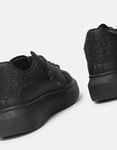 Εικόνα από Sneakers με διπλή σόλα και κορδόνια από strass Μαύρο