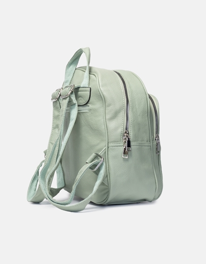 Εικόνα της Μονόχρωμο σακίδιο πλάτης σε απλή γραμμή Πράσινο