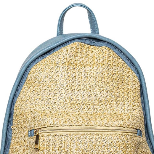 Εικόνα της Σακίδιο πλάτης σε συνδυασμό υλικών Μπλε