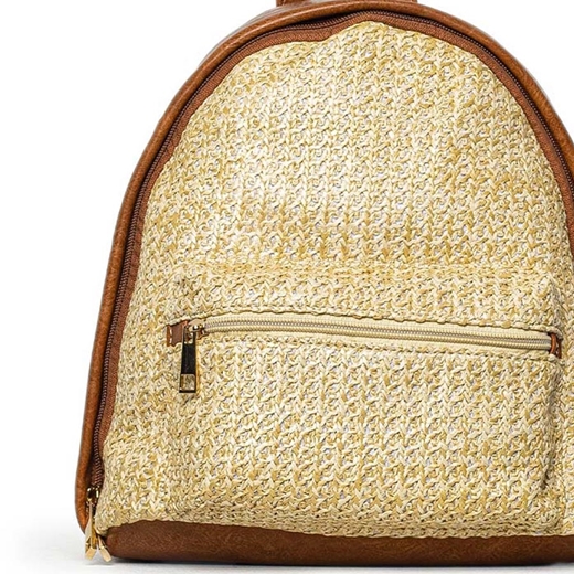 Εικόνα της Σακίδιο πλάτης σε συνδυασμό υλικών Ταμπά