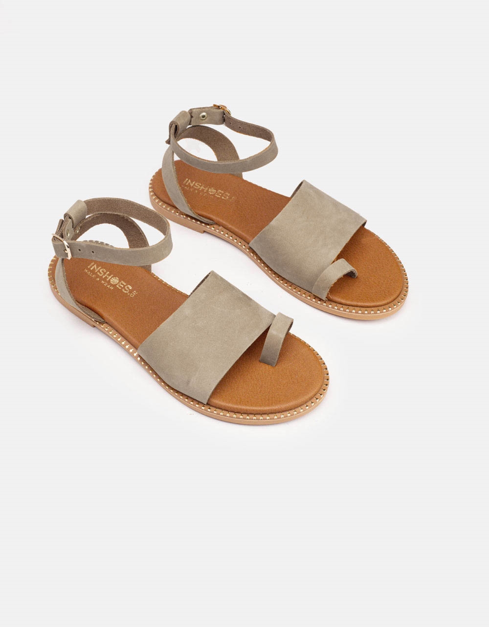 Εικόνα από Σανδάλια δερμάτινα Ελληνικής κατασκευής με φάσα Πούρο