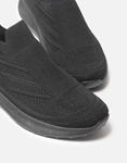 Εικόνα από Υφασμάτινα slip-on sneakers Μαύρο