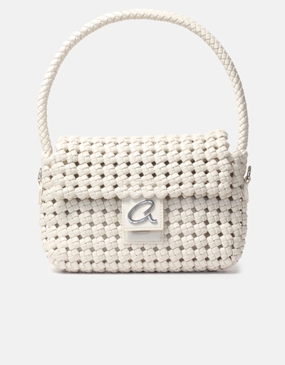 Εικόνα της Τσάντα χειρός HANDMADE ZIVA με ανάγλυφο σχέδιο Εκρού