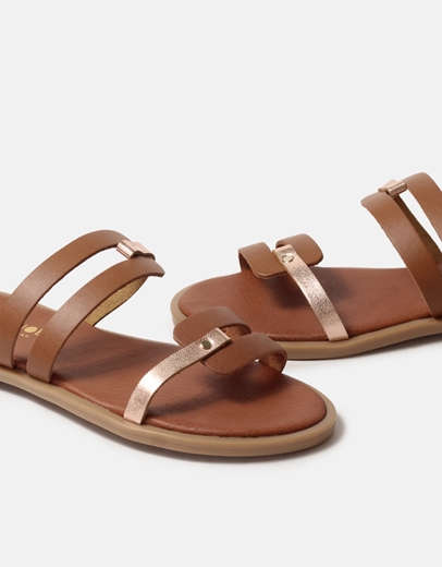 Εικόνα της Δερμάτινα σανδάλια Ελληνικής κατασκευής με ιδιαίτερο σχέδιο Ταμπά