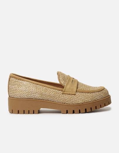 Εικόνα της Basic loafers Ελληνικής Κατασκευής με σχέδιο πλέξης Ταμπά