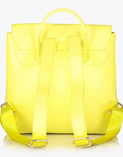Εικόνα της Σακίδιο πλάτης KASSIANI από ανακυκλωμένο υλικό Κίτρινο