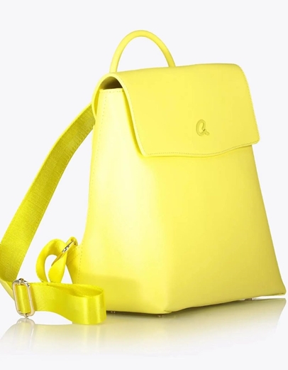Εικόνα της Σακίδιο πλάτης KASSIANI από ανακυκλωμένο υλικό Κίτρινο
