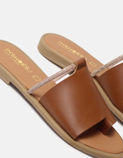 Εικόνα της Σανδάλια Ελληνικής κατασκευής με φάσα και strass Ταμπά