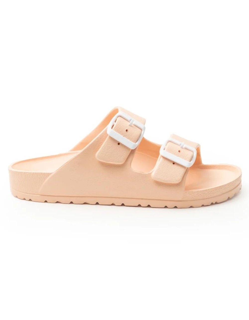 Εικόνα από Σανδάλια flat Ελληνικής κατασκευής  με διπλή φάσα Σομόν