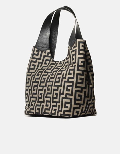 Εικόνα της Χειροποίητη τσάντα με μαίανδρο και αλυσίδα Πούρο