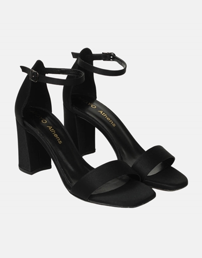 Εικόνα της Πέδιλα Ελληνικής κατασκευής με μπαρέτα Μαύρο