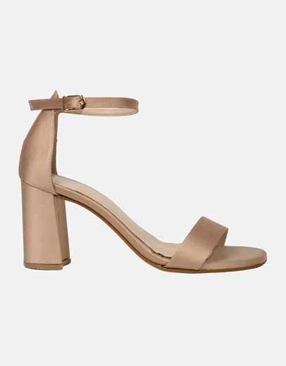 Εικόνα της Πέδιλα Ελληνικής κατασκευής με μπαρέτα Nude