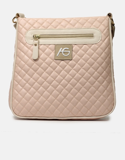 Εικόνα της Χειροποίητη τσάντα με προσαρμοζόμενο ιμάντα Ροζ