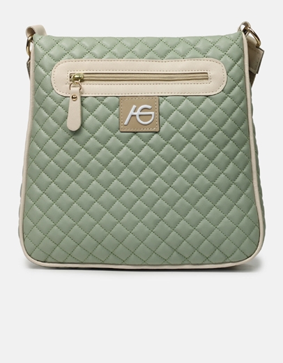 Εικόνα της Χειροποίητη τσάντα με προσαρμοζόμενο ιμάντα Πράσινο