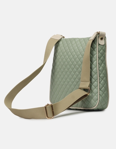 Εικόνα της Χειροποίητη τσάντα με προσαρμοζόμενο ιμάντα Πράσινο