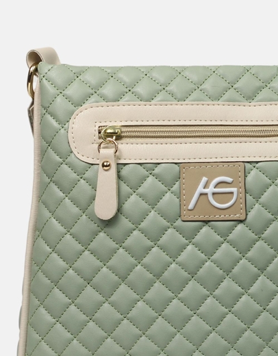 Εικόνα της Χειροποίητη τσάντα με προσαρμοζόμενο ιμάντα Πράσινο