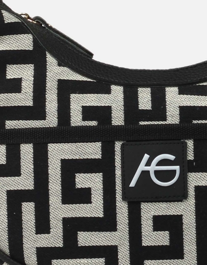 Εικόνα της Χειροποίητη τσάντα χειρός Μαύρο