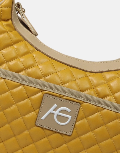 Εικόνα της Χειροποίητη τσάντα χειρός Κίτρινο